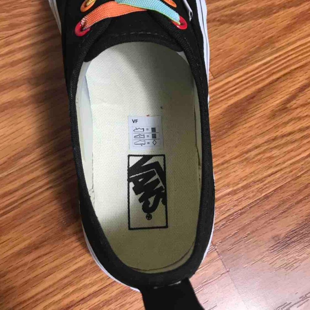 VANS Authentic Rainbow Shine Black Kid’s AUTHENTIC - Picture 8 of 8